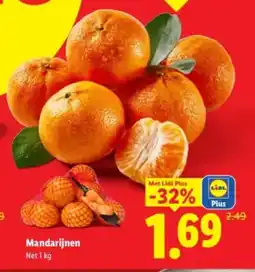 Lidl Mandarijnen aanbieding