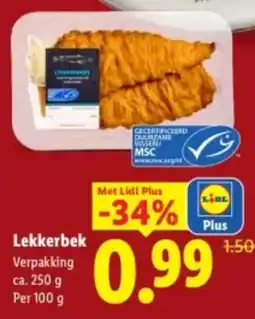 Lidl Lekkerbek aanbieding