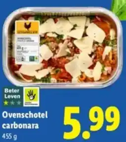Lidl Ovenschotel carbonara aanbieding