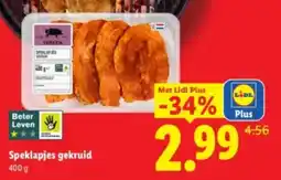 Lidl Speklapjes Gekruid aanbieding