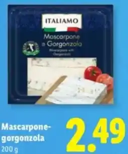 Lidl Mascarpone gorgonzola aanbieding