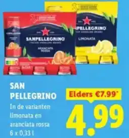 Lidl San Pellegrino aanbieding