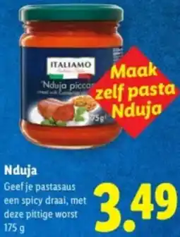 Lidl Nduja aanbieding
