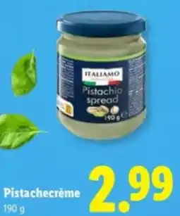 Lidl Pistachecrème aanbieding