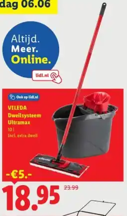 Lidl Vileda Dweilsysteem Ultramax aanbieding