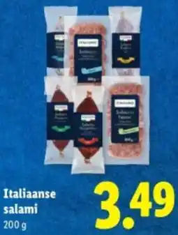 Lidl Italiaanse salami aanbieding