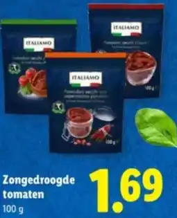 Lidl Zongedroogde tomaten aanbieding