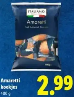Lidl Amaretti koekjes aanbieding