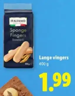 Lidl Lange vingers aanbieding