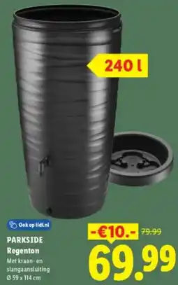 Lidl Parkside Regenton aanbieding