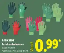 Lidl Parkside Tuinhandschoenen aanbieding