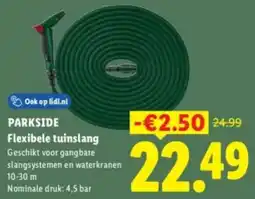 Lidl Parkside Flexibele Tuinslang aanbieding