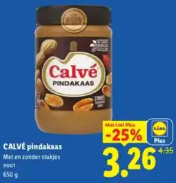 Lidl Calvé pindakaas aanbieding