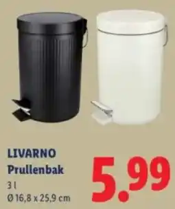 Lidl Livarno Prullenbak aanbieding