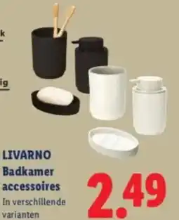 Lidl Livarno Badkamer accessoires aanbieding
