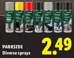 Lidl Parkside Diverse Sprays aanbieding