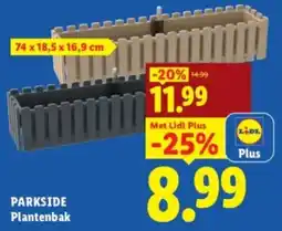Lidl Parkside Plantenbak aanbieding