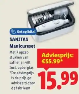 Lidl Sanitas Manicureset aanbieding