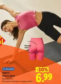 Lidl Crivit Dames Short aanbieding