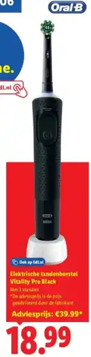 Lidl Oral B Elektrische tandenborstel Vitality Pro Black aanbieding
