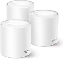Bol.com TP-Link Deco X50 - Mesh WiFi - WiFi Versterker - WiFi 6 - 3000 Mbps - 3-pack aanbieding