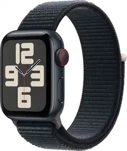 Bol.com Apple Watch SE 2023 - GPS + Cellular - 40mm - Midnight Aluminium Case with Midnight Sport Loop aanbieding