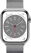 Bol.com Apple Watch Series 8 Cellular 45 mm Silver/Stainless Steel aanbieding