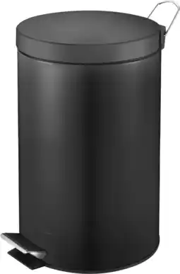 Bol.com V-Part - Pedaalemmer 12 liter - Steel Plastic - zwart - Prullenbak aanbieding