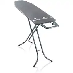 Bol.com Leifheit strijkplank Classic M - 120 x 38 cm strijkvlak - in hoogte verstelbaar - zwart aanbieding