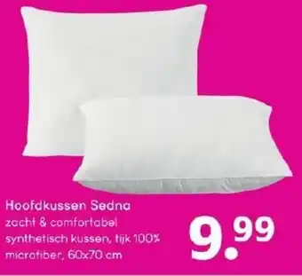 Leen Bakker Hoofdkussen Sedna 60x70 cm aanbieding