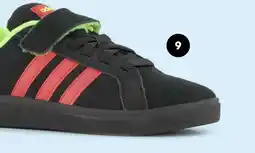 Scapino Adidas Grand Court 00s El C jongens sneakers zwart rood aanbieding