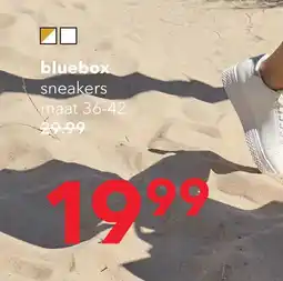 Scapino Blue Box dames sneakers wit goud aanbieding