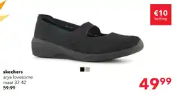 Scapino Skechers Arya Lovesome dames ballerina zwart aanbieding