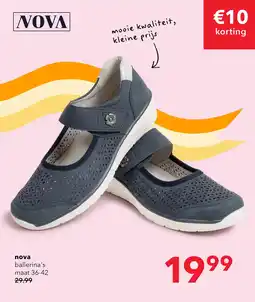 Scapino Nova dames ballerina's donkerblauw aanbieding