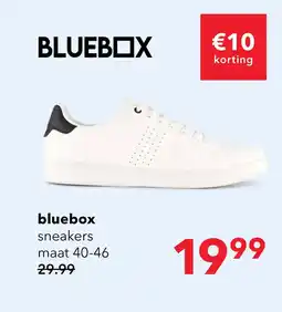 Scapino Blue Box heren sneakers wit blauw aanbieding
