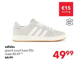 Scapino Adidas Grand Court Base 00s heren sneakers grijs aanbieding