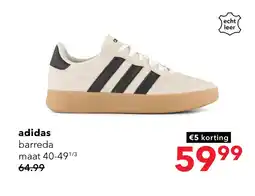 Scapino Adidas Barreda Decode heren sneakers creme aanbieding