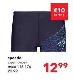Scapino Speedo jongens zwembroek blauw aanbieding