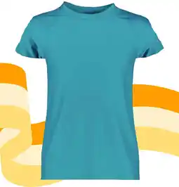 Scapino Osaga kinder UV zwemshirt met korte mouwen blauw aanbieding