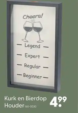 Marskramer Kurk en bierdop houder aanbieding