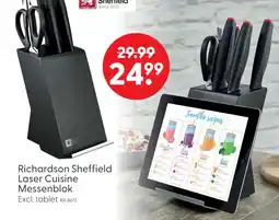 Marskramer Richardson Sheffield Laser Cuisine Messenblok 6-delig zwart aanbieding