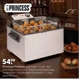 Marskramer Princess friteuse 5 liter aanbieding