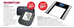 Marskramer Inventum personenweegschaal digitaal pw708zw lichaamsanalyse glas lcd-display aanbieding