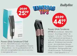 Marskramer BabylissMEN E974E power glide tondeuse 40 mm aanbieding