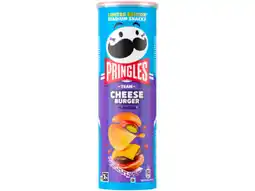 Hoogvliet Pringles Cheeseburger chips aanbieding