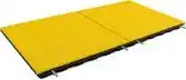 Bol.com Rubbermagazijn - Rubberen tegel EPDM geel - LxB=100x50cm - Dikte 4,8cm - Incl. pennen aanbieding