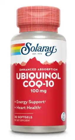 De Online Drogist Solaray Ubiquinol Co Q10 100mg Softgels aanbieding
