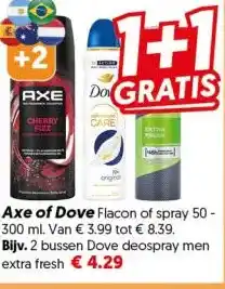 Dekamarkt Axe of Dove aanbieding