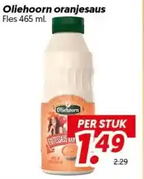 Dekamarkt Oliehoorn oranjesaus aanbieding