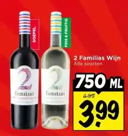 Vomar Voordeelmarkt 2 Familias Wijn aanbieding